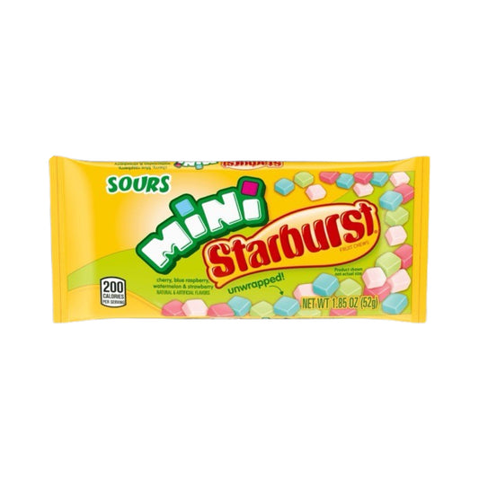 Starburst Mini Sours 1.85oz - Buy at Snack Rack City 2048