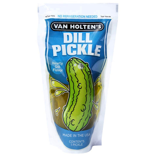 Van Holten's Pickles - Jumbo Dill Pickle-In-A-Pouch - Buy at Snack Rack City 2048