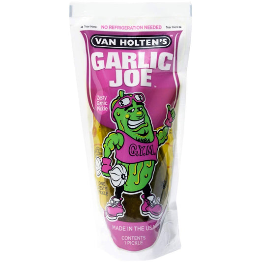 Van Holten's Pickles - Garlic Joe Pickle-In-A-Pouch - Buy at Snack Rack City 2048