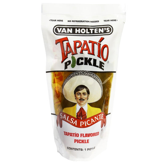 Van Holten's Pickles - Jumbo Tapatio Pickle-In-A-Pouch - Buy at Snack Rack City 2048