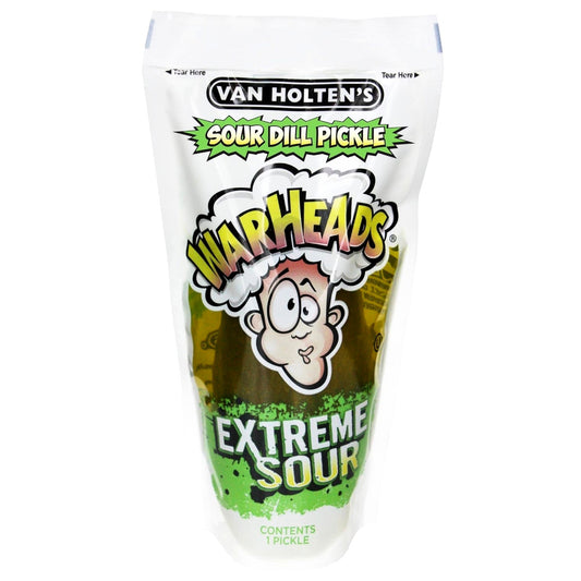 Van Holten’s Pickles - Jumbo WARHEADS Pickle-In-A-Pouch - Buy at Snack Rack City 2048