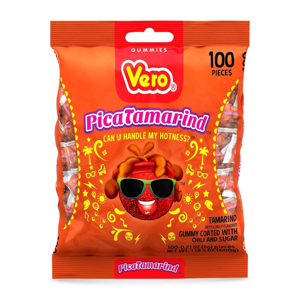 Vero PicaTamarind Tamarind Gummy 100pcs - Buy at Snack Rack City