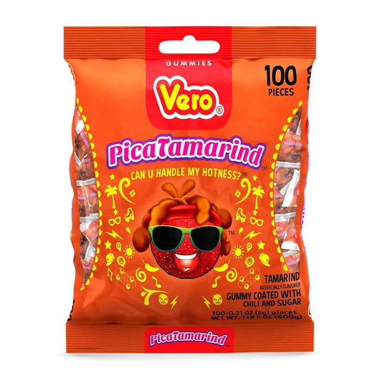 Vero PicaTamarind Tamarind Gummy 100pcs - Buy at Snack Rack City 1200